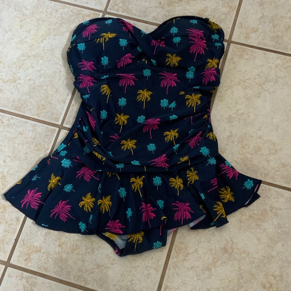 Tropical Print Women's One Piece Swimsuit